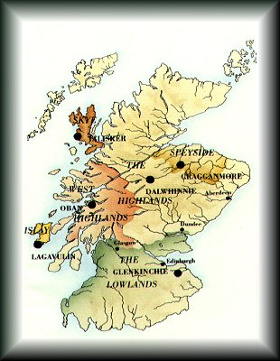 Kaart van Schotland